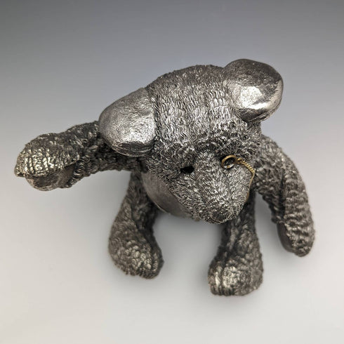 UK Country Artists Super Large Teddy Bear Sterling Silver Sculpture Figurine World Limited 100